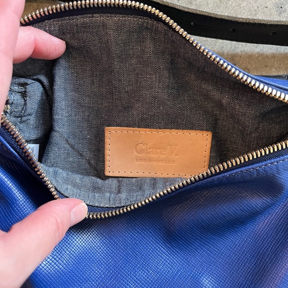 Clare V blue leather fannypack! Barely used, like new! - Picture 4 of 4